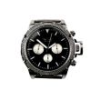 Wholesale Men's Softech Round Mesh Bracelet Watch - Black/Black