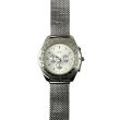Wholesale Men's Softech Round Mesh Bracelet Watch - Silver/Silver