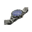 Wholesale Men's Softech Round Metal Bracelet Watch - Black/Blue