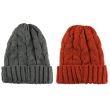 Men's Thermal Cable Knitted Ski Hat - Assorted 
