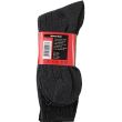 Wholesale Men's Wool Warmth Long Cotton Socks (3 Pack) - Asst