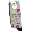 Wholesale Mens Cotton Rich Christmas Design Socks (7-11) - Assorted Designs