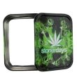 Wholesale Metal Stash Tins - Green Leaf Design