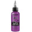 Wholesale Moon Glow 3D Neon UV Fabric Paint - Purple 