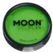 Wholesale Moon Glow Neon UV Pro Face & Body Paint Cake Pot - Neon Green