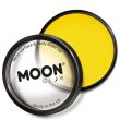 Wholesale Moon Glow Neon UV Pro Face & Body Paint Cake Pot - Neon Yellow 