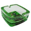 Wholesale Mystic Timbers Zombies Party Premium Square Glass Ashtray - Assorted 