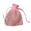 Wholesale Organza Gift Bag - Pink(15 x 10cm)