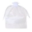 Wholesale Organza Gift Bag - White (30x21cm)