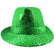 Paddy's Day Light Up Sequin Trilby Hat