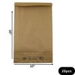 Kraft Paper Mailing Bags - Peel & Seal - 10" x 16"