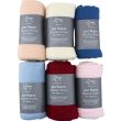 Wholesale Pet Fleece Blanket Throws Plain Design (80x100cm) - Assorted Colours