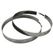 Wholesale Plain Silver Hoop Earrings - 9cm