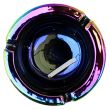 Wholesale Premium Round Rainbow Glass Ashtray - Assorted 