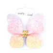 Wholesale Rainbow Glitter Butterfly Hair Clips 