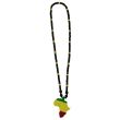Wholesale Rasta African Continent Necklace 