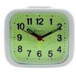 Wholesale Ravel Illuminous Dial Quartz Bell Alarm Clock - All White