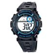 Wholesale Ravel Men's 3ATM Digital Sports Watch - Black/Blue