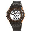 Wholesale Ravel Men's 3ATM Digital Sports Watch - Black/Orange 