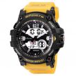 Wholesale Ravel Men's 5ATM Ana-Digi Sports Watch - Black/Yellow