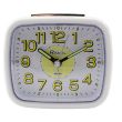 Wholesale Ravel Mid Sized Bedside Quartz Alarm Clock- White