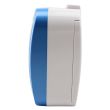 Wholesale Ravel Mini Bedside Quartz Alarm Clock- Blue/White