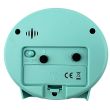 Wholesale Ravel Pastille Oval Beep Quartz Alarm Clock - All Sage Green
