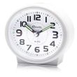 Wholesale Ravel Pastille Oval Beep Quartz Alarm Clock - All White
