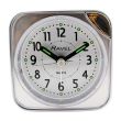 Wholesale Ravel Quartz Alarm Clock - White And Silver