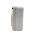 Wholesale Ravel Quartz Mini Alarm Clock - White/Gold