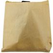 Wholesale Ribbed Pure Kraft Paper Bags Strung 10'' x 10'' (500pcs) 