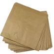 Wholesale Ribbed Pure Kraft Paper Bags Strung 12'' x 12'' (500pcs) 