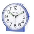 Wholesale Round Mid Sized Bedside Quartz Alarm Clock - Blue