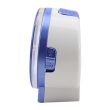 Wholesale Round Mid Sized Bedside Quartz Alarm Clock - Blue