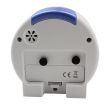Wholesale Round Mid Sized Bedside Quartz Alarm Clock - Blue
