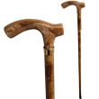 Wholesale Wooden Walking Stick With Marble Finish Crutch Handle