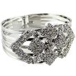 Wholesale Silver Coloured  Bracelets - Diamond Design