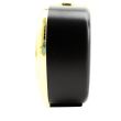 Wholesale Small Quartz Alarm Clock- Black/Gold 