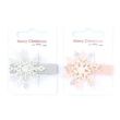 Wholesale Sparkle Snowflake Hair Clips 4.5cm