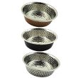 Wholesale Stainless Steel Hammered Finish Pet Bowl 16.5cm 