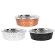 Wholesale Stainless Steel Hammered Finish Pet Bowl 16.5cm 
