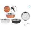 Wholesale Stainless Steel Hammered Finish Pet Bowl 16.5cm 