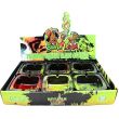 Wholesale The SMK Island Premium Square Glass Ashtray - Assorted 