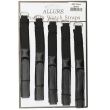 Wholesale Allure Black Velcro Watch Straps - 14mm