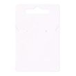 Wholesale White Jewellery Display Card 9x6cm