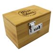 Wholesale Wise Skies Wooden Storage Box With Security Lock