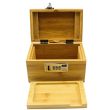 Wholesale Wise Skies Wooden Storage Box With Security Lock