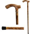 Wholesale Wooden Walking Stick With Marble Finish Crutch Handle