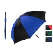 WholesaleTwin Coloured Wind Resistant Golf Umbrella With Straight Handle - Assorted Colours 