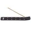 Wooden Incense Ash Catcher Triple Moon Design 